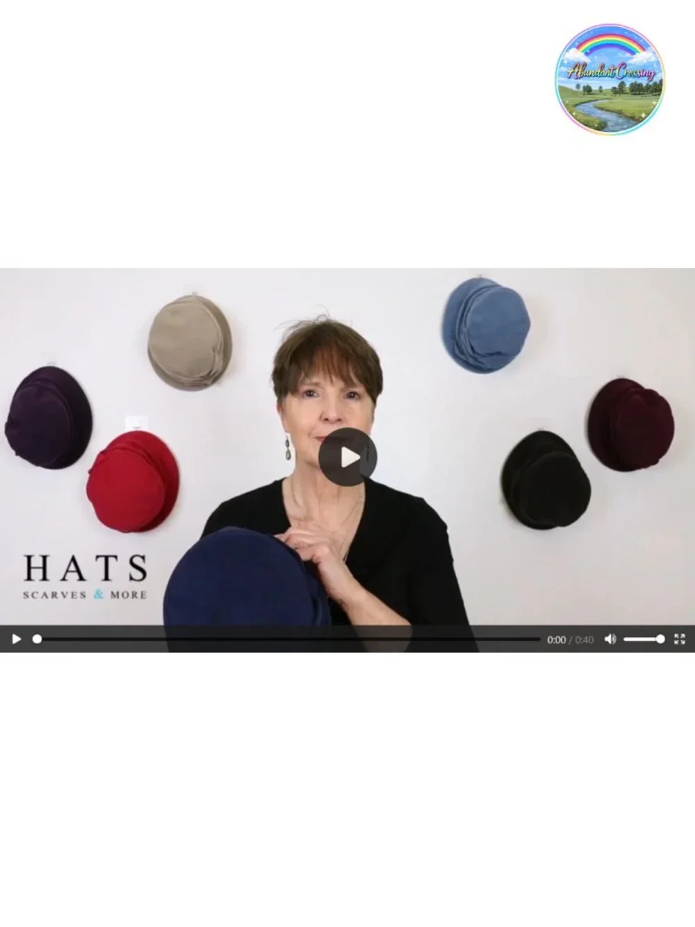 Womens Fleece Cloche Hat with Flower Detailing for Cold Weather Chemo Headwear